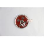 Air tight 209# small tinplate Tin Can Lid Easy Open End 73 mm 5.7g for sale