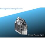 CRYSTAL heart paperweight/rectangle crystal paperweight/crystal house paperweight