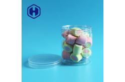 China FDA 385ml Transparent Leak Proof Plastic Jar With Screw Cap supplier