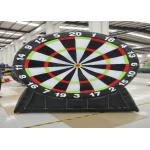 Commercial Inflatable Sports Games Inflatable Football Dart Board 0.55mm Pvc Tarpaulin for sale