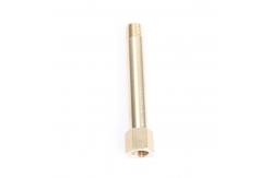China Brass Nipples BSPT Plastic Injection Mold Parts 1/8'' 1/4'' Threaded Extension supplier