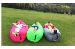 China lightweight inflatable lamzac hangout fast inflatable sofa air bed supplier