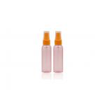 30ml Frosted Hot Pink Cosmetic Spray Bottle With Flat Shoulder for sale