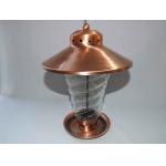 Weatherproof Customized Metal Hanging Bird Feeder Metal Peanut Feeder for sale