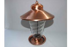 China Weatherproof Customized Metal Hanging Bird Feeder Metal Peanut Feeder supplier