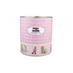 Carton Design Paper Tube Paper Composite Cans With Movable Tinplate Lid