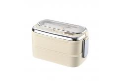China Insulated Metal Lunchbox With Leak Proof Lid Keeps Hot And Cold Foods Fresh supplier