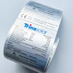 Printing Adhesive PET Barcode Label Matte Silver Thermal Transparent Polyester Sticker
