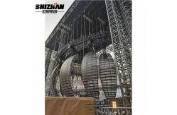 China LED Ball Long Span Truss Structure Heavy Duty Ceiling Lighting Truss supplier