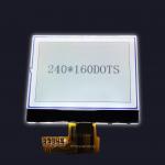 240X160 dots UC1611s Mono FSTN Transflective Positive Graphic LCD 51mA with White Backlight for sale