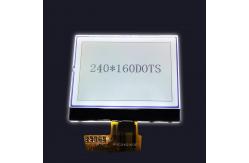 China 240X160 dots UC1611s Mono FSTN Transflective Positive Graphic LCD 51mA with White Backlight supplier