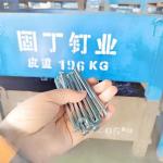 Galvanised Steel Concrete Nails Diamond Point Flat Head Concrete Nails for sale