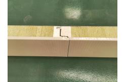 China Rockwool Puf Aluminium Sandwich Panel For Metal Wall Cladding System supplier
