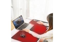 China Leather Electric Heating Desk Pad With 45degrees Temperature Sheerfond supplier