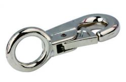 China Zinc diecast round eye swivel boat snap hook supplier