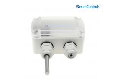 China PC and ABS PT100 class A wall mounted temperature sensor transmitter supplier