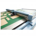 Flatbed Printer Dual Head Fast Inkjet Printing CAD Cutting Paper Pattern Plotter 1500*1000mm Cutting Area for sale