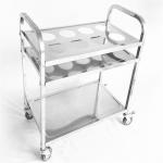                  High Quality Stainless Steel Removable Trolly with Four Wheels              for sale