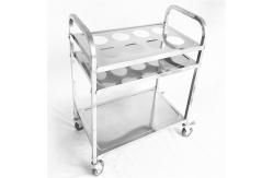 China                  High Quality Stainless Steel Removable Trolly with Four Wheels              supplier