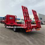 SHANCMAN 4x2 Special Flat Transport Truck for Excavator Mechanical Equipment