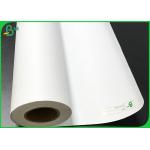 Plotter printing 80GSM White CAD Plotting Paper Roll 24inch * 150 Feet