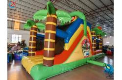 China New Fun Inflatable Pineapple Theme Bouncy Castle Jungle Bounce House for Kids supplier