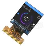 0.85 Inch Square LCD Display 128x128 IPS MCU Interface With White LED Backlight for sale