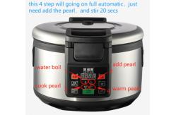 China Programmable 3KG 2.8mm Thickness Tapioca Pearl Cooker supplier