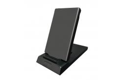 China ABS PU Qi Standard Desktop Wireless Charger Response Long Distance supplier