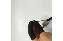 China Black Comfortable Anti Static Gloves Latex Finger Protector Smooth Surface supplier