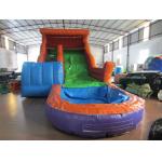 Big Commercial Inflatable Wat With Pool 6-10 Children Capacity