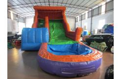China Big Commercial Inflatable Wat With Pool 6-10 Children Capacity supplier
