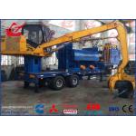 Light Scrap Metal Logger Baler Mobile Bailing Press Machine With Grab and Diesel Engine for sale
