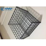 PVC Powder Galvanized Welded Mesh Gabion Black Color Customized Size Diameter for sale