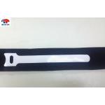 100% Nylon Self locking hook & loop cable ties , White Hook And Loop Fasteners for sale