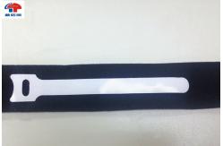 China 100% Nylon Self locking hook & loop cable ties , White Hook And Loop Fasteners supplier