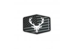 China Flag Custom 3D Rubber Patches , Chenille Embroidery Rubber Badges For Clothing supplier