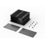 6063 6005 Black Anodized Extruded Aluminum Box Electrical Cover for sale