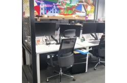 China 1.2M Wooden White Single Computer Staff Table Workstation For Office supplier