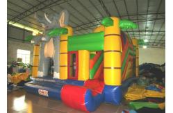 China New elephant inflatable combo classic inflatable elephant combo on sale inflatable bouncer combo supplier