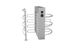 China High Speed Across Half Height Turnstile Waist Height With Fingerprint Recognition System supplier