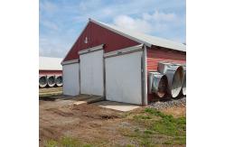 China Galvanized Steel Frame Chicken House Bolts Connection Steel Structure Poultry Sheds supplier
