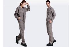 China Embroidered Industrial Work Uniforms Construction Work Use With SGS Certification supplier