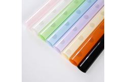 China Hollowed Transparent OPP Florist Wrapping Paper 0.035mm Thick Plastic Film supplier