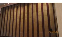 China Folding Movable Sliding Partition Walls / Hanging Room Dividers Auditorium Ceiling Materials supplier