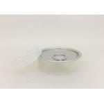 100ml Clear Plastic Cylinder For Dry Fruit / Nut BPA Free Leak Proof for sale