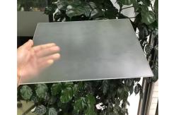 China White Frosted Tempered Glass Laminated Safety Glass Square With Smooth Flat Edges supplier