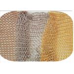 8mm Metal Ring Mesh Curtain Round Gold Stainless Steel 304 for sale