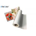 Wide Format Inkjet Printable Canvas , 260gsm Matte Polyester Canvas Fabric