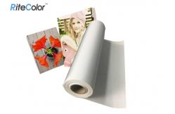 China Wide Format Inkjet Printable Canvas , 260gsm Matte Polyester Canvas Fabric supplier